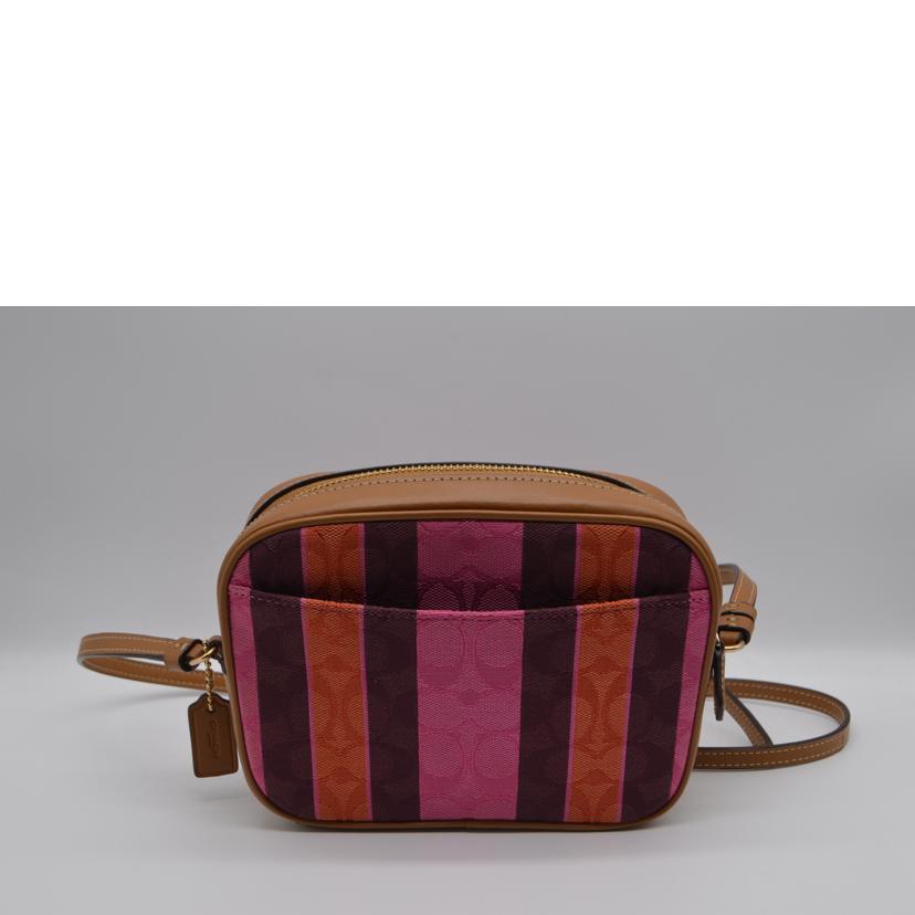 COACH コーチ/シグネチャージャガードスムースレザーショルダー/C4222//C21**/Aランク/89