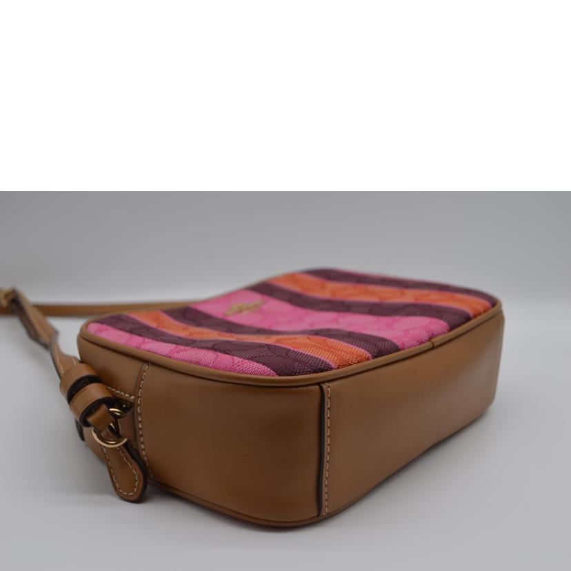 COACH コーチ/シグネチャージャガードスムースレザーショルダー/C4222//C21**/Aランク/89