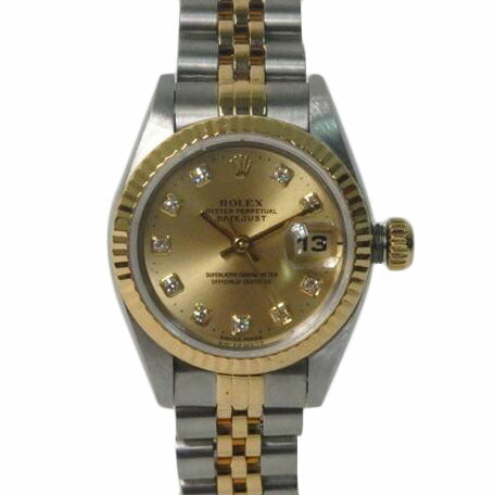 ROLEX ロレックス/デイトジャスト/10P旧ダイヤ/コンビ/レディース/69173G//T313415/96年製/Bランク/84