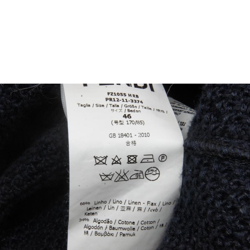 FENDI フェンディ/リネンボタンカーデ//Aランク/92