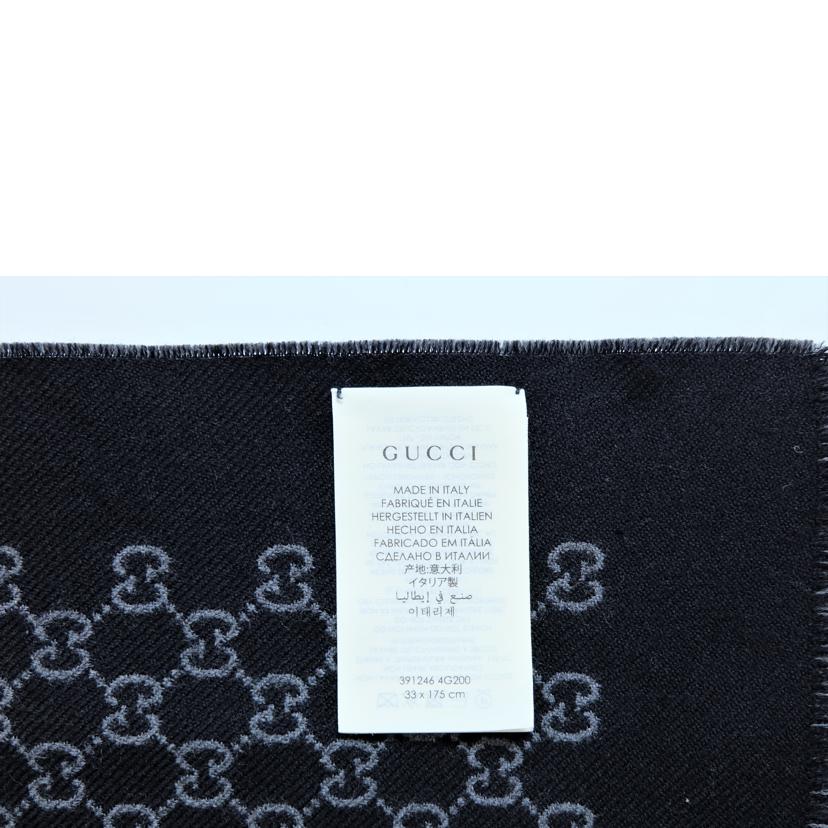 GUCCI グッチ/ウールストール リバーシブル/391246//4G200/Bランク/71