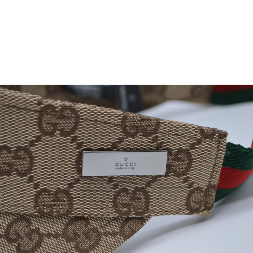 GUCCI グッチ/GGキャンバスシェリーラインバイザー/Sサイズ//Aランク/89