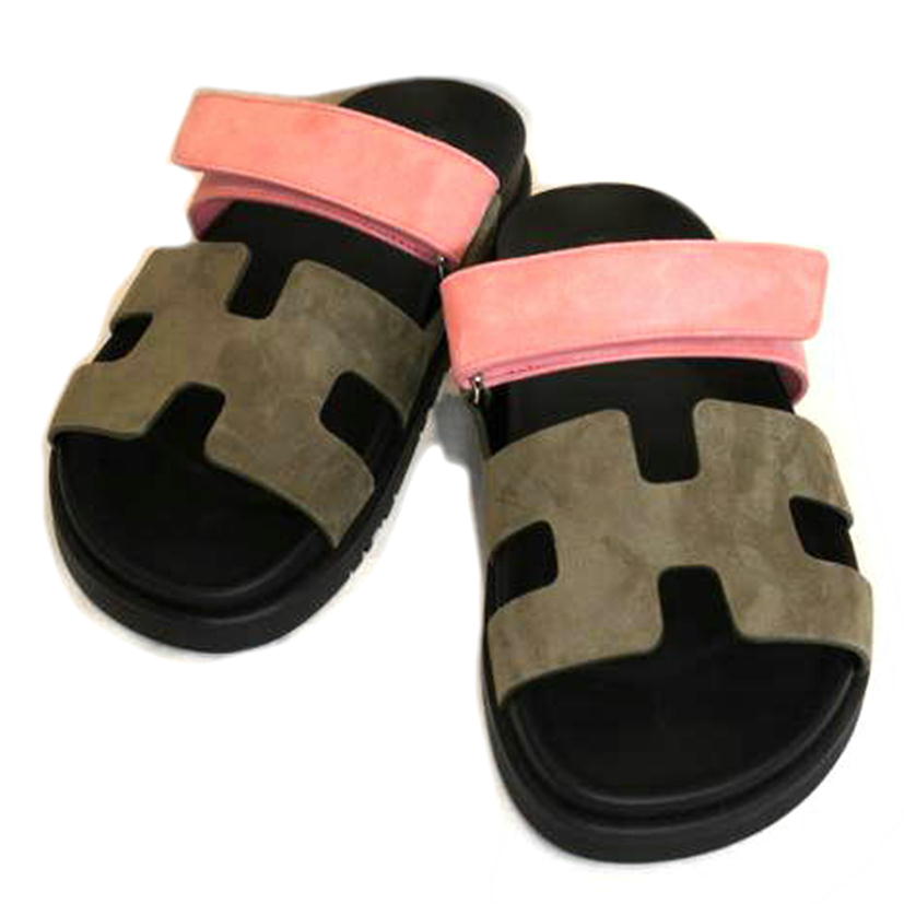 HERMES エルメス/シプレHサンダル/カーキピンク//SAランク/92