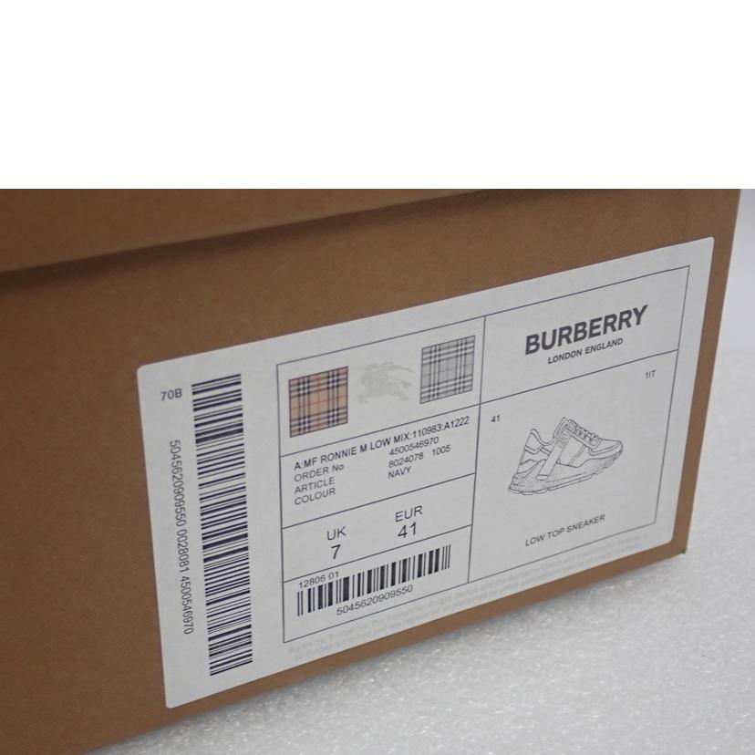 BURBERRY バーバリー/RONNIE M スニーカー/8024078//25.0cm/Cランク/62