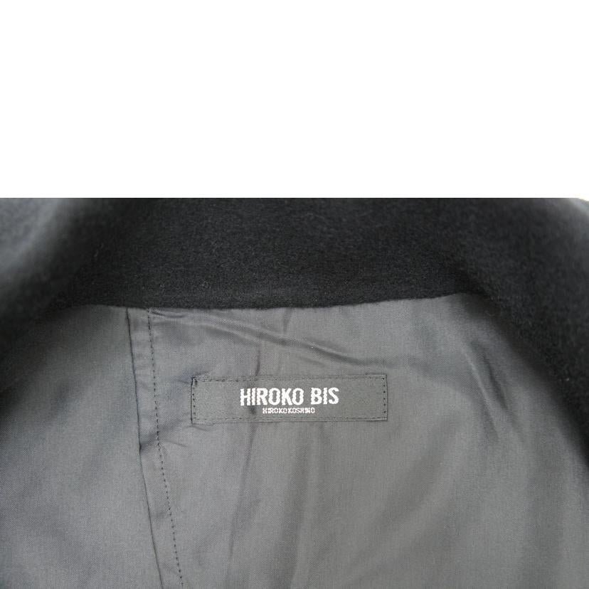 HIROKO BIS ヒロコビス/ウール×エコレザーコート/RBUAP-05490//Aランク/75