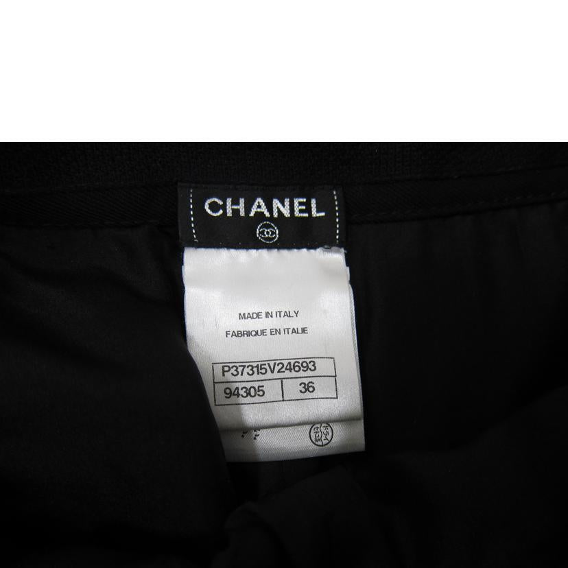 CHANEL シャネル/CHANEL サイドボタンウールボトムス/P37315V24693//ABランク/82