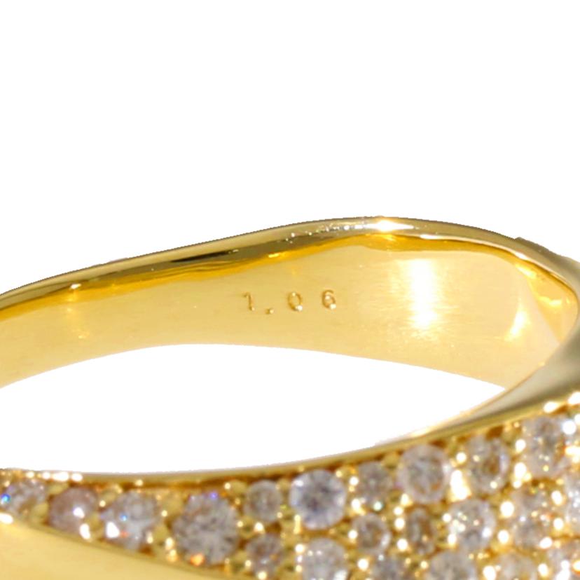 / K18ダイヤリング1.02ct//Aランク/75