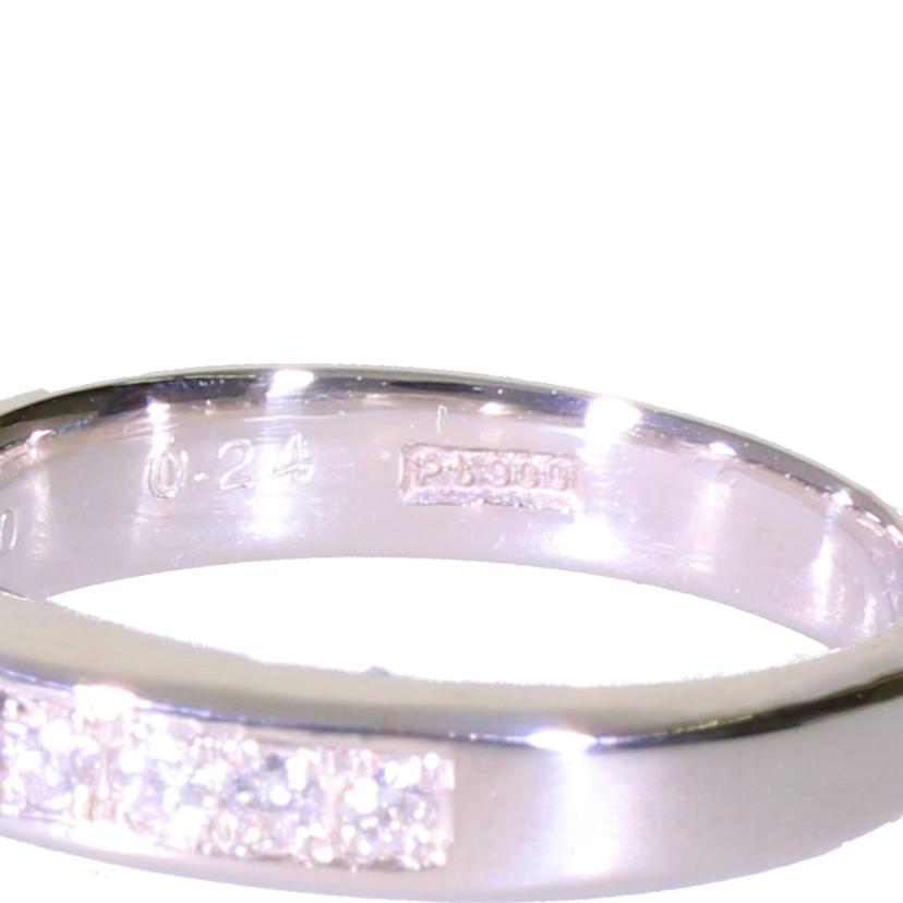 /◎ PT900ダイヤリング0.60/0.24ct//Aランク/75