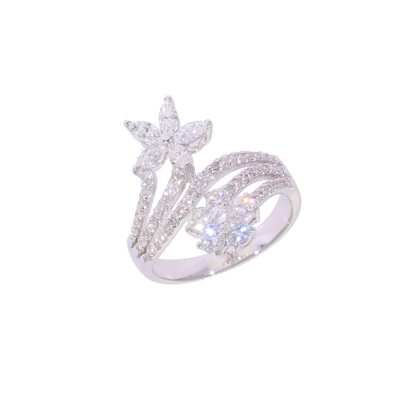 / ◎ K18WGダイヤリング1.35ct//Aランク/75