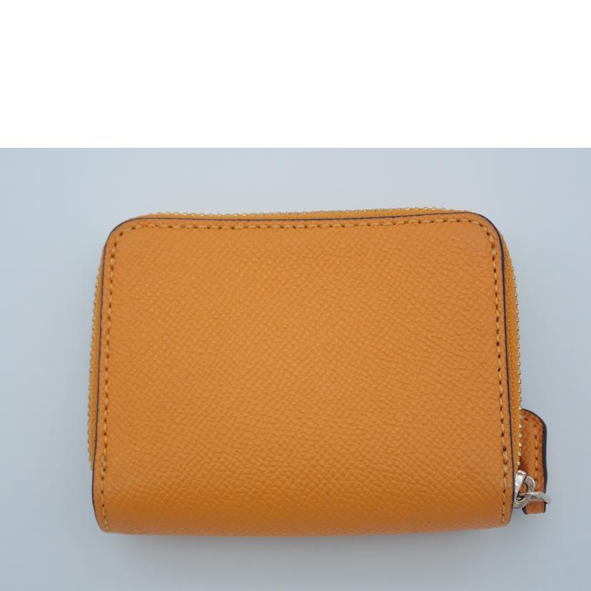 COACH COACH/クロスグレインレザースモールトライフォールウォレット/37968//Aランク/62
