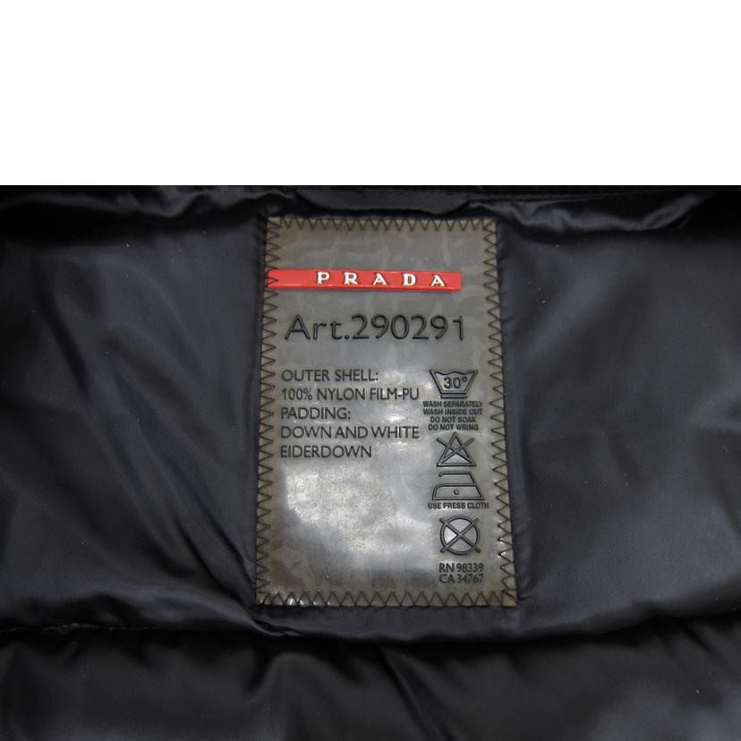 PRADA プラダ/PRADA プレート付きダウンベスト/290291 1DAB//ABランク/82