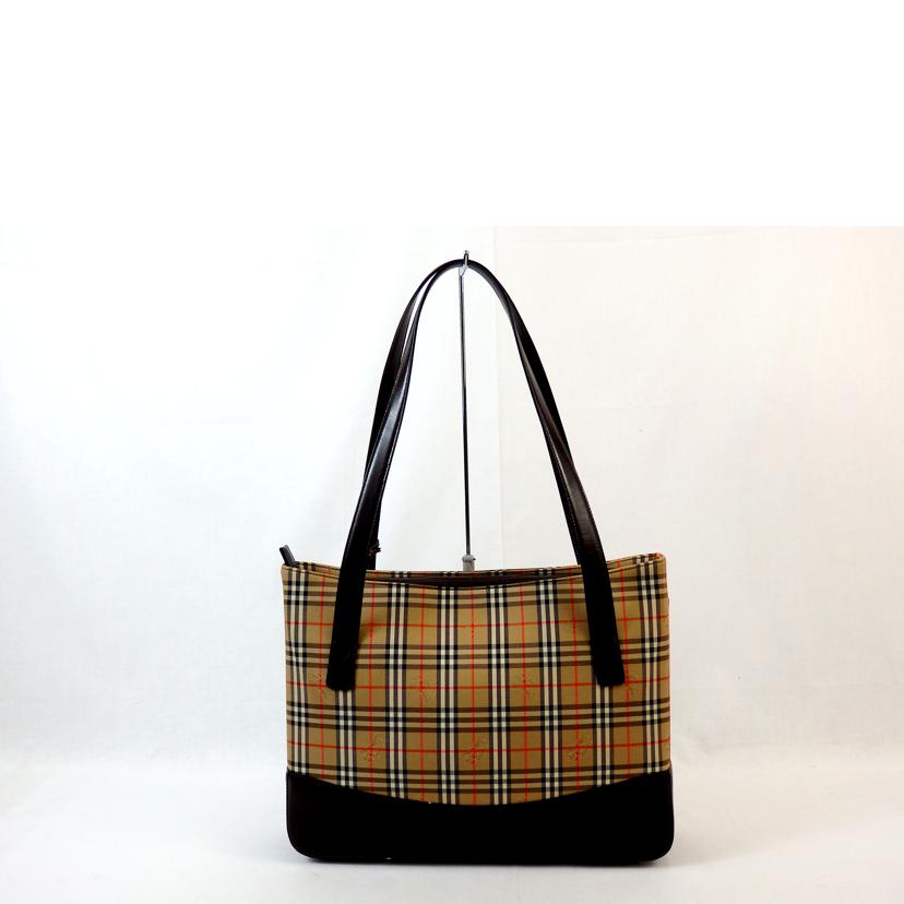 BURBERRY バーバリー/トートバック/ノバチェック/ブラウン×ベージュ//ABランク/72