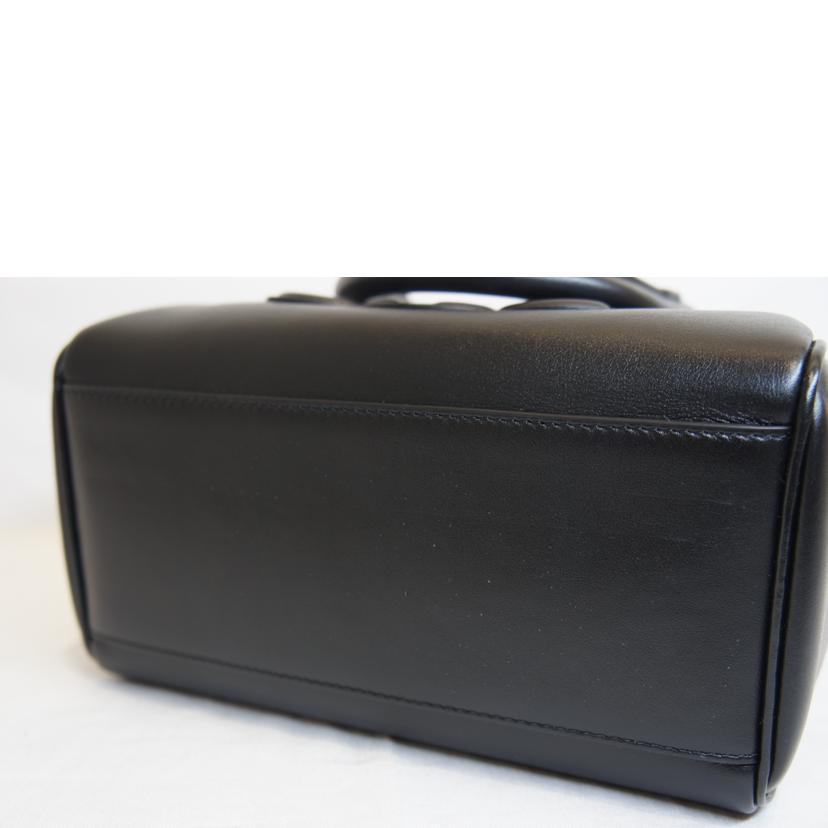 CELINE セリーヌ/キュイルトリオンフスモールボストンブラック//Aランク/92