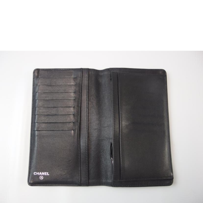 CHANEL/キャビアスキンココマーク2つ折長財布/A48651//17277110/BCランク/83