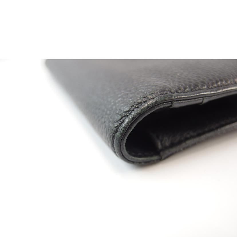 CHANEL/キャビアスキンココマーク2つ折長財布/A48651//17277110/BCランク/83