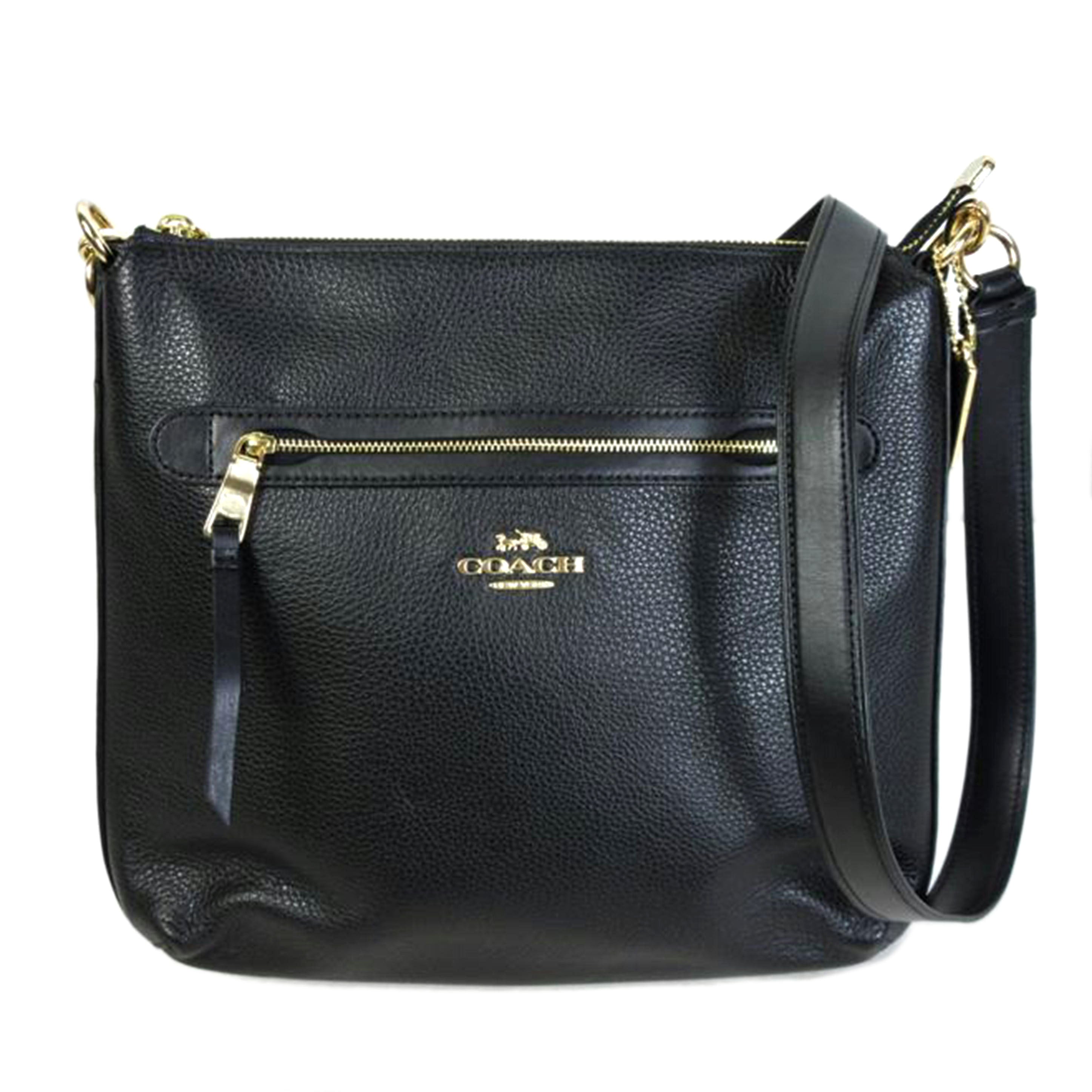 COACH コーチ/ペプルドレザー クロスボディショルダー/F34823//A1957/Aランク/70