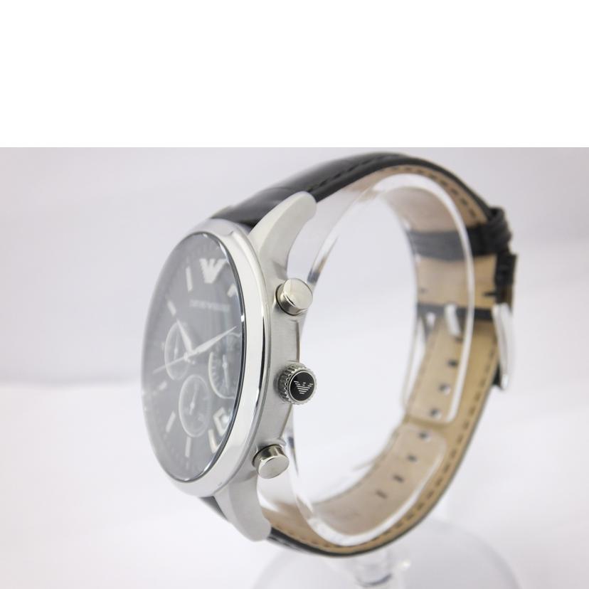 E.ARMANI エンポリオアルマーニ/クロノグラフ/メンズクォーツ腕時計/AR-2447//112***/ABランク/88