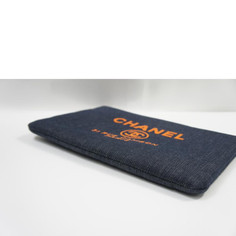 CHANEL シャネル/ドーヴィルデニムクラッチ/A80117//28374422/SAランク/75