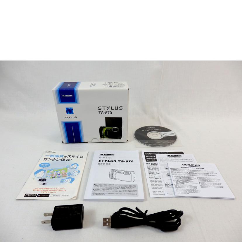 OLYMPUS オリンパス/デジタルカメラ/TG-870/TG-870//JSG235601/BCランク/72