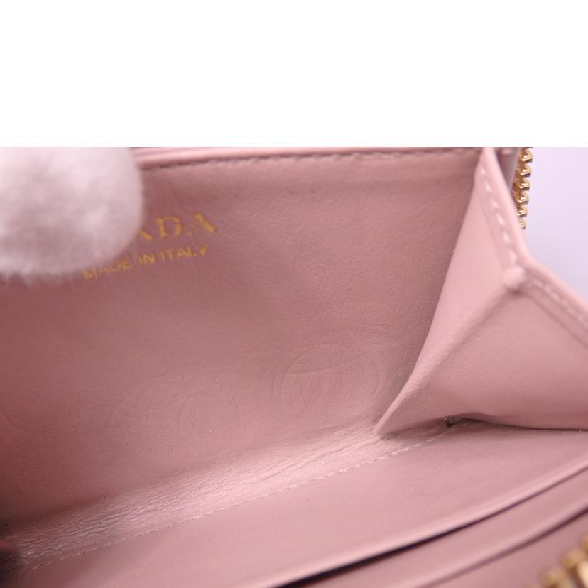 PRADA プラダ/サフィアーノコンパクトウォレット/1MM268//ABランク/76