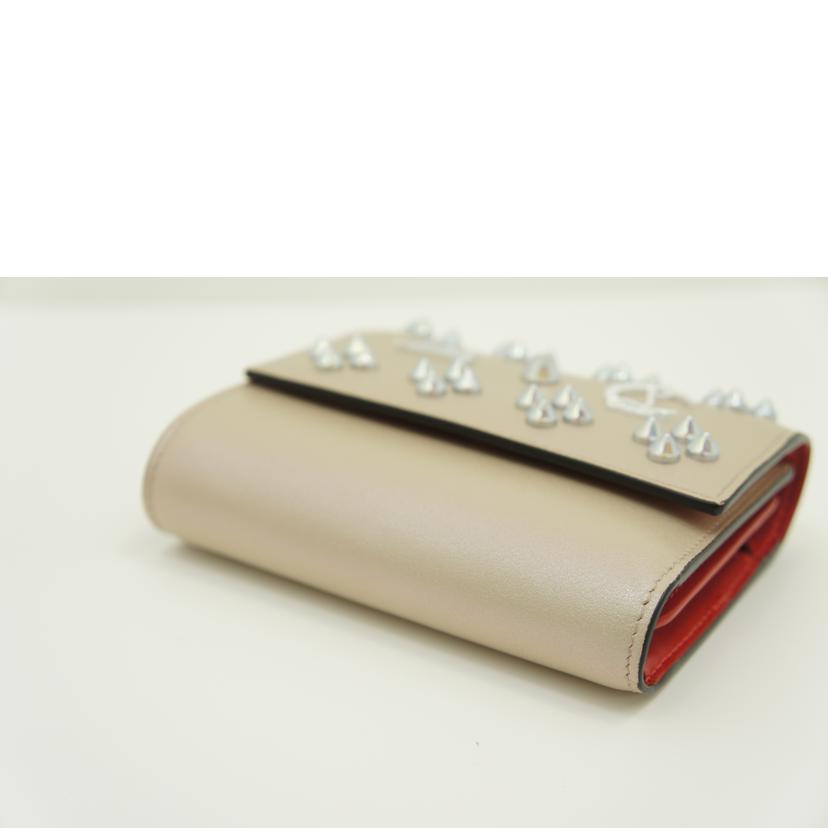 C.Louboutin ルブタン/マルチスタッズレザールビフォルドウォレット/1205165//ABランク/75