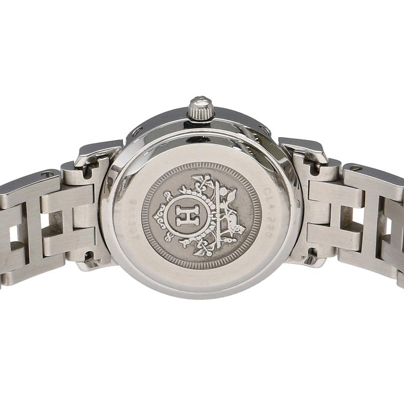HERMES エルメス/クリッパー・ホワイト/レディース/クオーツ/CL4.220//941***/Bランク/75