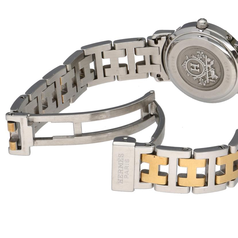 HERMES エルメス/クリッパー・ホワイト/レディース/クオーツ/CL4.220//941***/Bランク/75