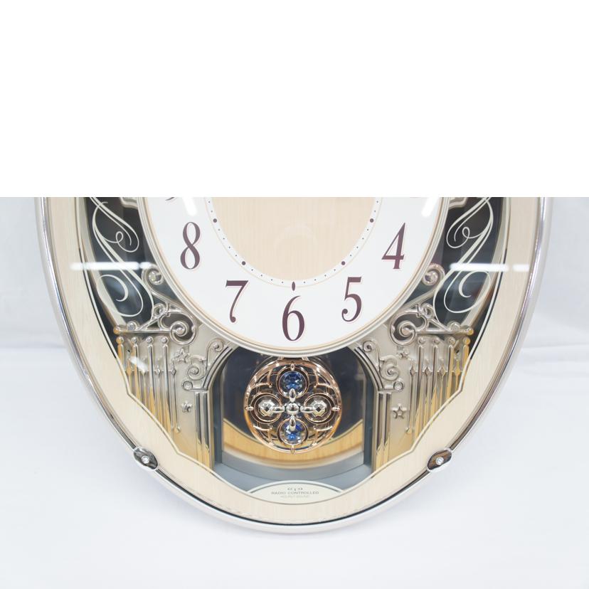 リズム株式会社/スモールワールドクラッセ/電波壁掛時計/4MN538RH23//SAランク/05