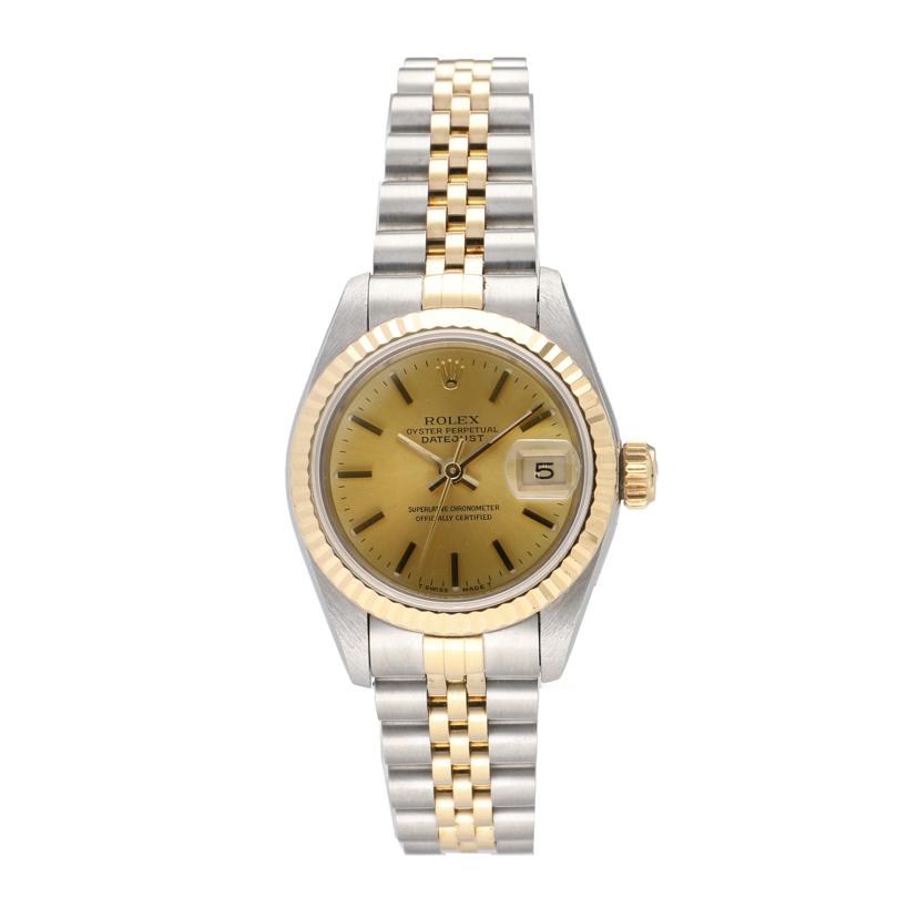 ROLEX ロレックス 1993年頃製造 オーバーホール済 新品仕上済 コンビ ジュビリーブレス/デイトジャスト・レディース・SS×YG/S番/69173//S57**********/Aランク/75