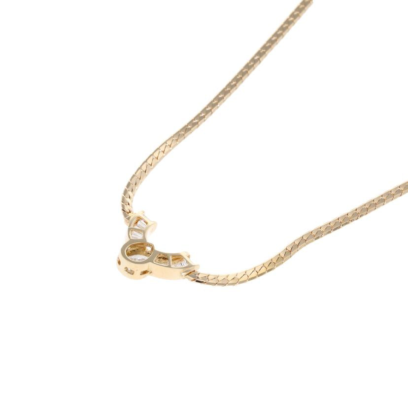 /K18ダイヤネックレス0.54/0.39//Aランク/75