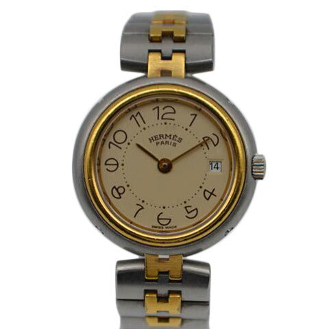 HEREMS エルメス/プロフィールコンビクォーツ/アイボリー文字盤//350***/ABランク/89