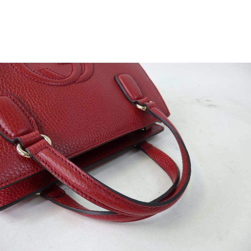 GUCCI グッチ/インターロッキングG/2wayバッグ/赤/60772//525***/SAランク/84