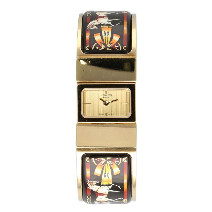 HERMES エルメス/ロケ・バングルウォッチ・七宝焼/レディース/クオーツ/9261180997103//104****/Aランク/75