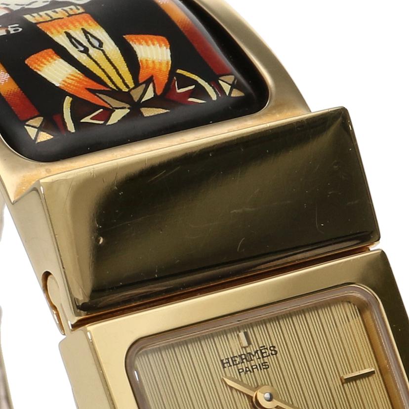 HERMES エルメス/ロケ・バングルウォッチ・七宝焼/レディース/クオーツ/9261180997103//104****/Aランク/75