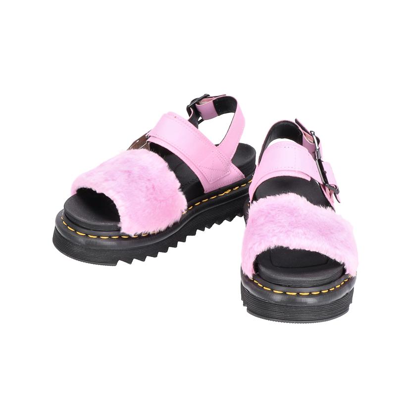 Dr.martents ドクターマーチン/VOSS FLUFFYファーサンダル BLK/PINK//SAランク/78