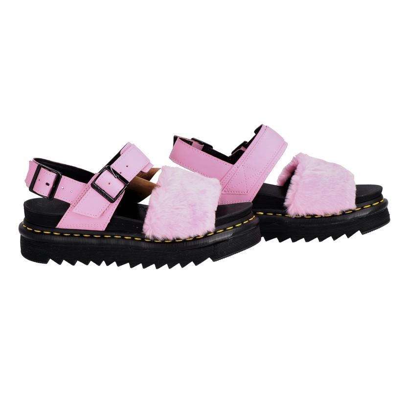 Dr.martents ドクターマーチン/VOSS FLUFFYファーサンダル BLK/PINK//SAランク/78