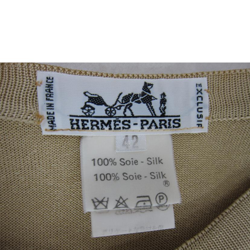HERMES エルメス/COUVEE D HERMES/シルクカーディガン//Cランク/82