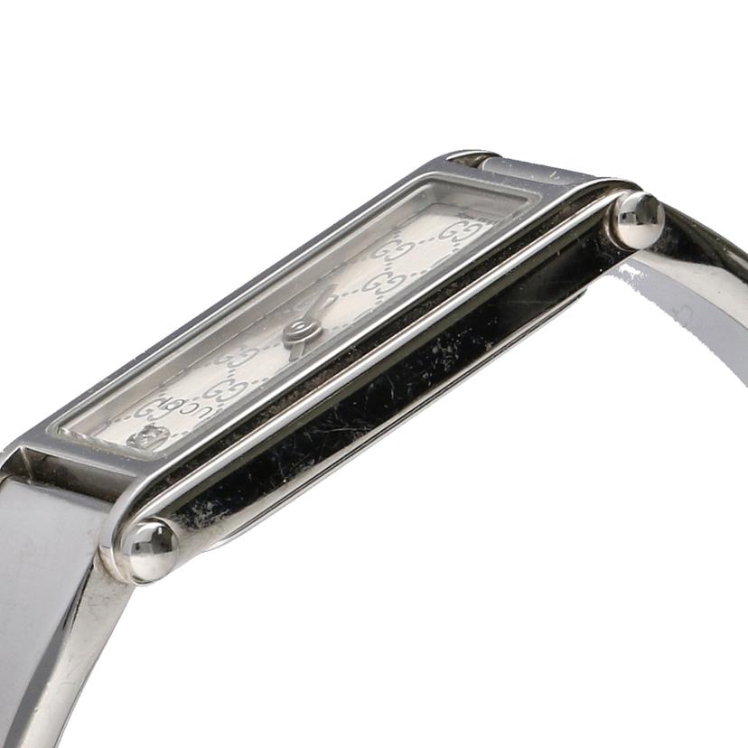 GUCCI グッチ/バングルウォッチ・GGシルバー1Pダイヤ/クオーツ/1500L//140*****/ABランク/75