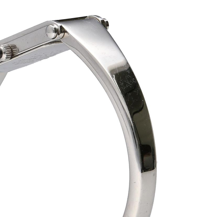 GUCCI グッチ/バングルウォッチ・GGシルバー1Pダイヤ/クオーツ/1500L//140*****/ABランク/75