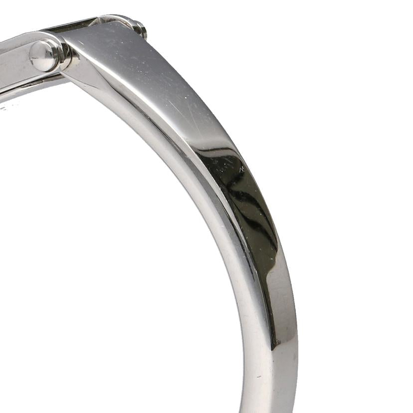 GUCCI グッチ/バングルウォッチ・GGシルバー1Pダイヤ/クオーツ/1500L//140*****/ABランク/75