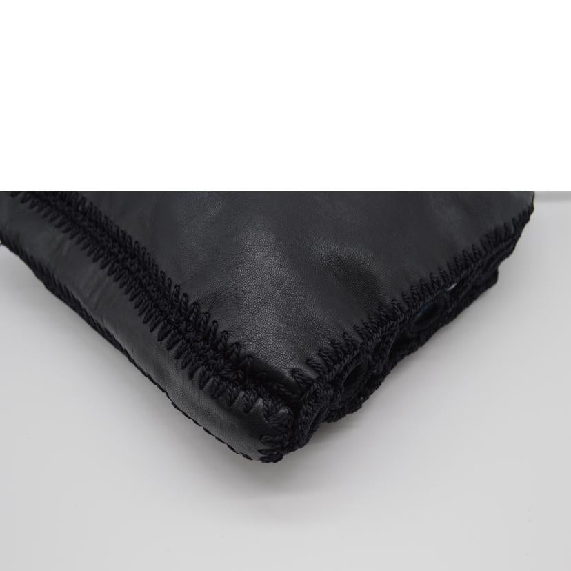 PRADA プラダ/カーフレザーメッシュショルダーバッグ//ABランク/89