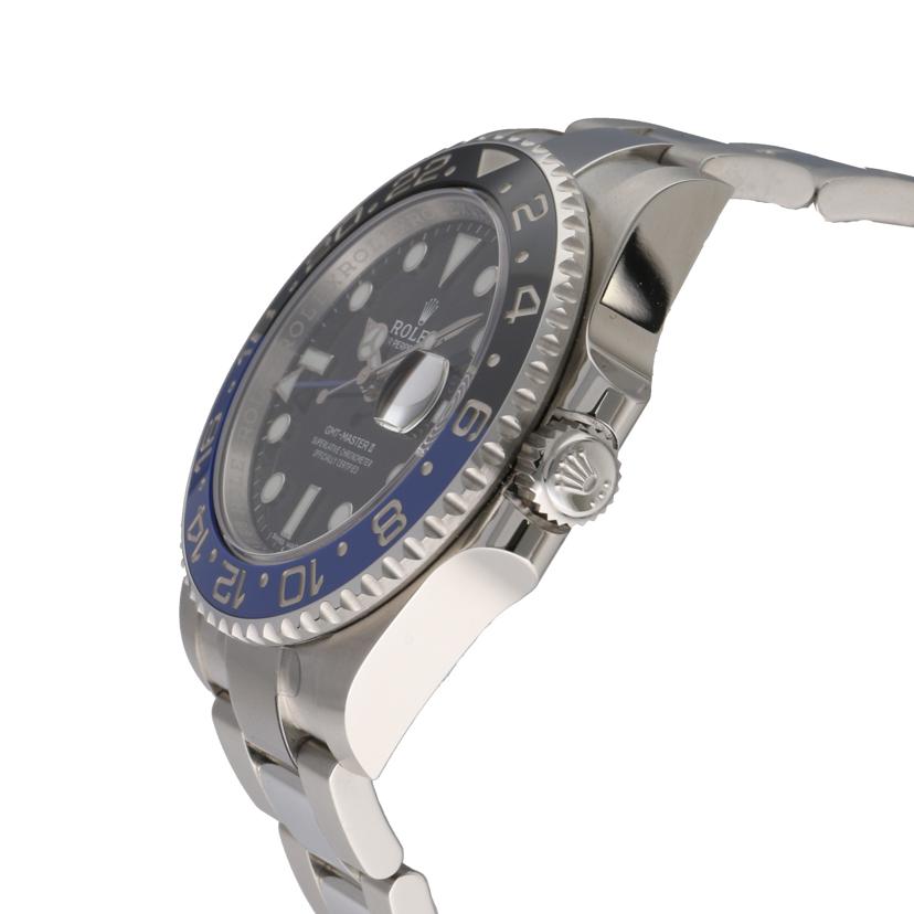 ROLEX ロレックス ランダムシリアル 2018年ギャラ バットマン オイスターブレス/GMTマスターII・青黒ベゼル/ランダム番/116710BLNR//Q95*****/Aランク/75
