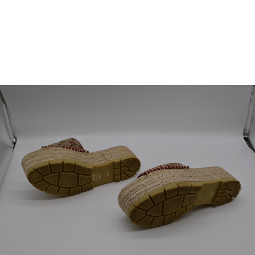 GUCCI グッチ/GGキャンバスストローサンダル/23cm/623160//Bランク/89