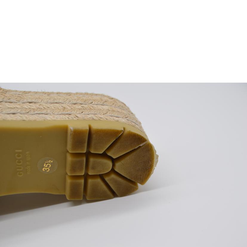 GUCCI グッチ/GGキャンバスストローサンダル/23cm/623160//Bランク/89