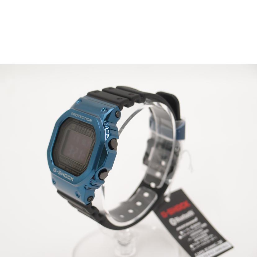 CASIO カシオ フルメタル メンズ ブルー/G-SHOCK/スマホリンク/電波ソーラー/GMW-B5000G-2JF//201E086I/SAランク/69