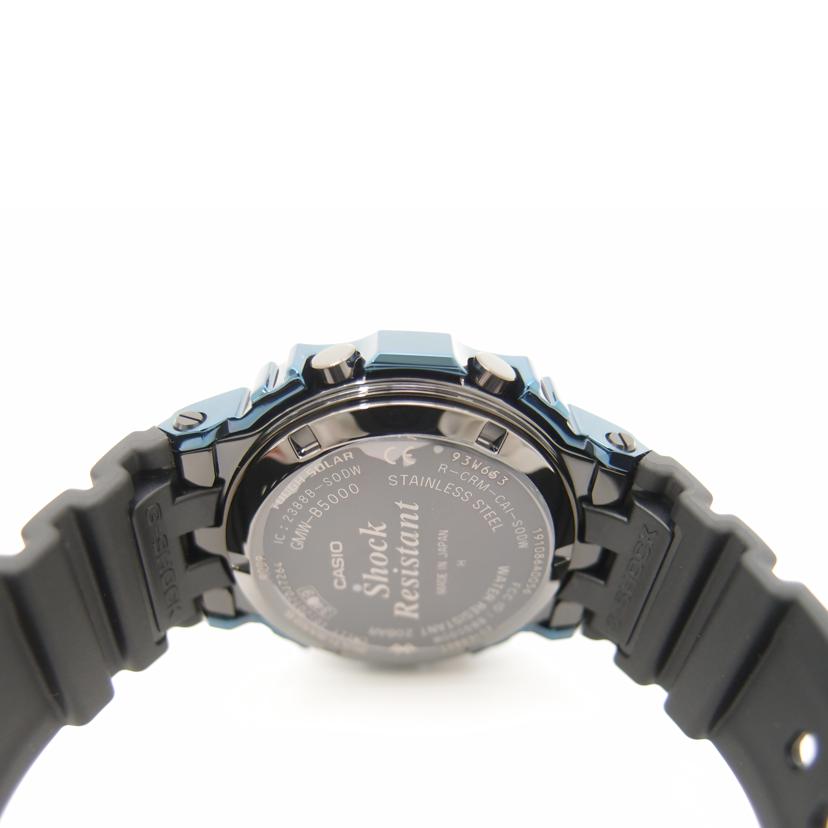 CASIO カシオ フルメタル メンズ ブルー/G-SHOCK/スマホリンク/電波ソーラー/GMW-B5000G-2JF//201E086I/SAランク/69