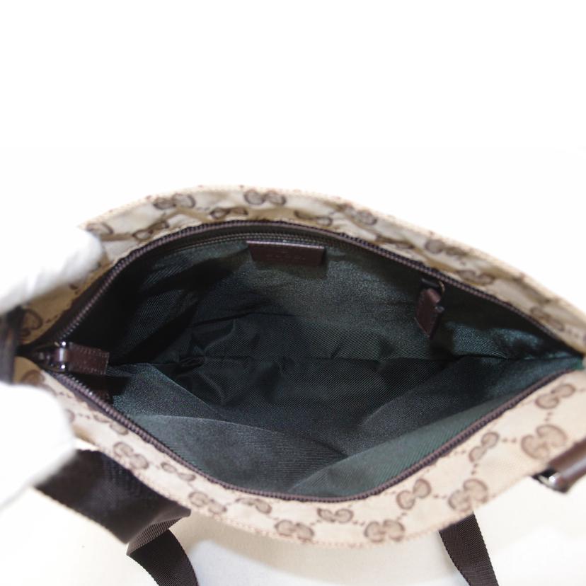 GUCCI グッチ ショルダーバッグ 斜め掛け 型崩れ 茶 メンズ レディース/GGキャンバスショルダー/ブラウン/132907//002***/Aランク/69