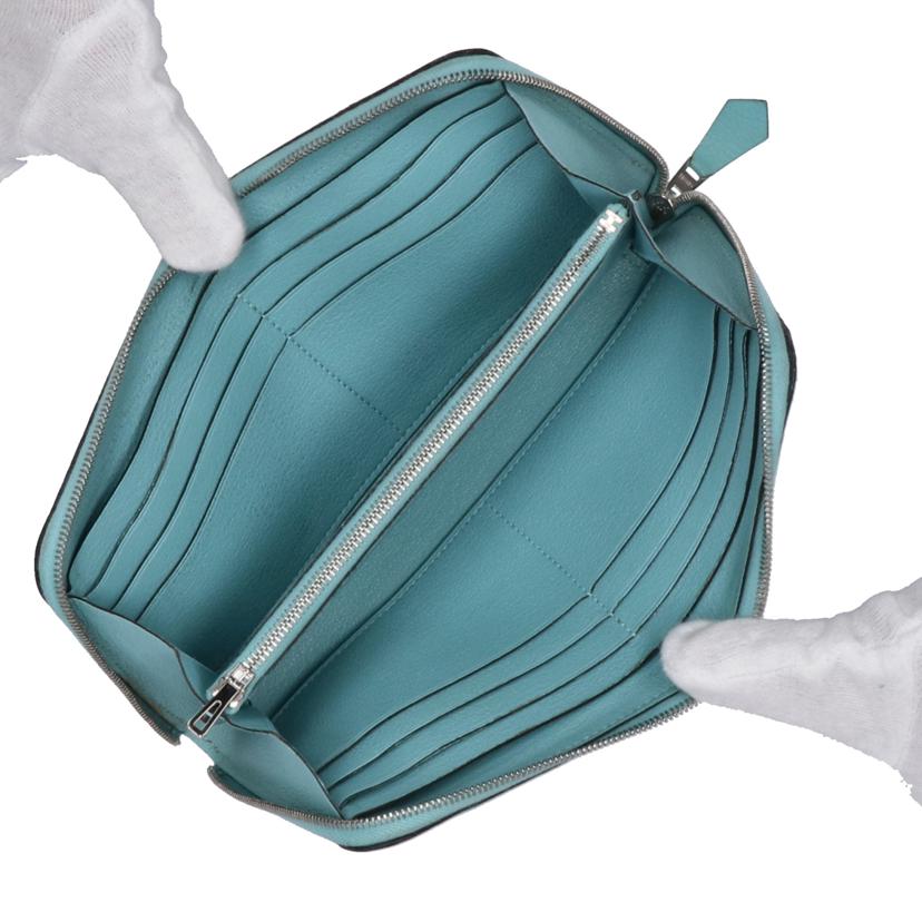 HERMES エルメス/アザップロング/トゴ/ブルーサンエール//X刻(*****/ABランク/75