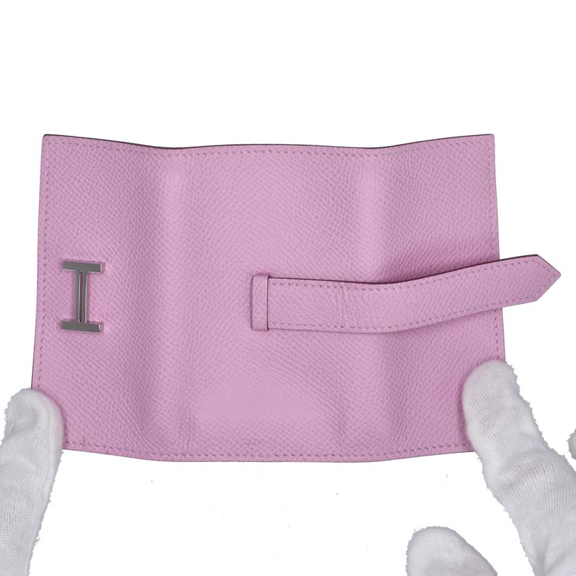 HERMES エルメス/ベアンキーケース4連/ヴォーエプソン/モーヴシルベストル//Z刻(*****/Aランク/75