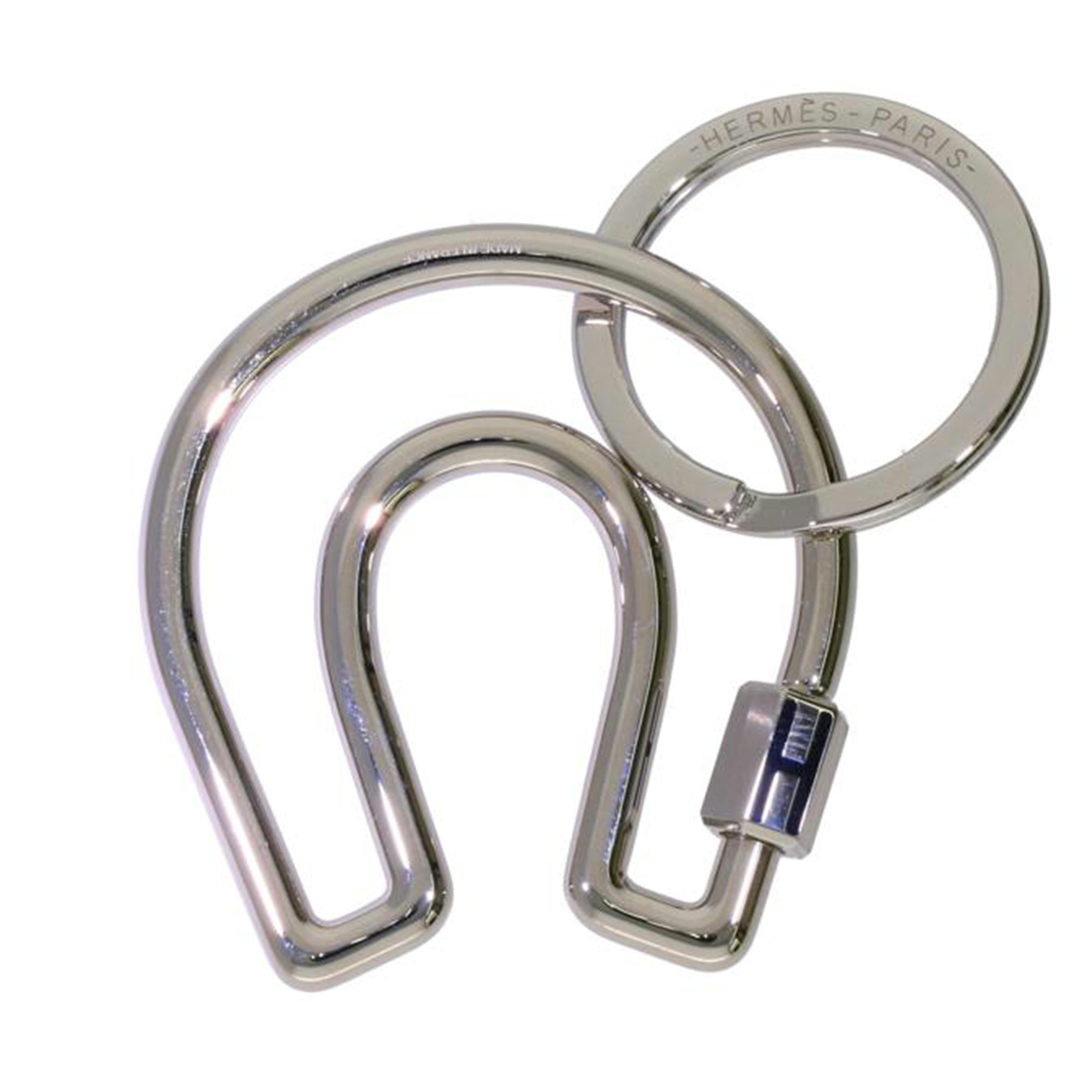 HERMES エルメス キーリング キーホルダー シルバー アクセサリー プレゼント/フェールシュヴァル/077329FJ//SAランク/75